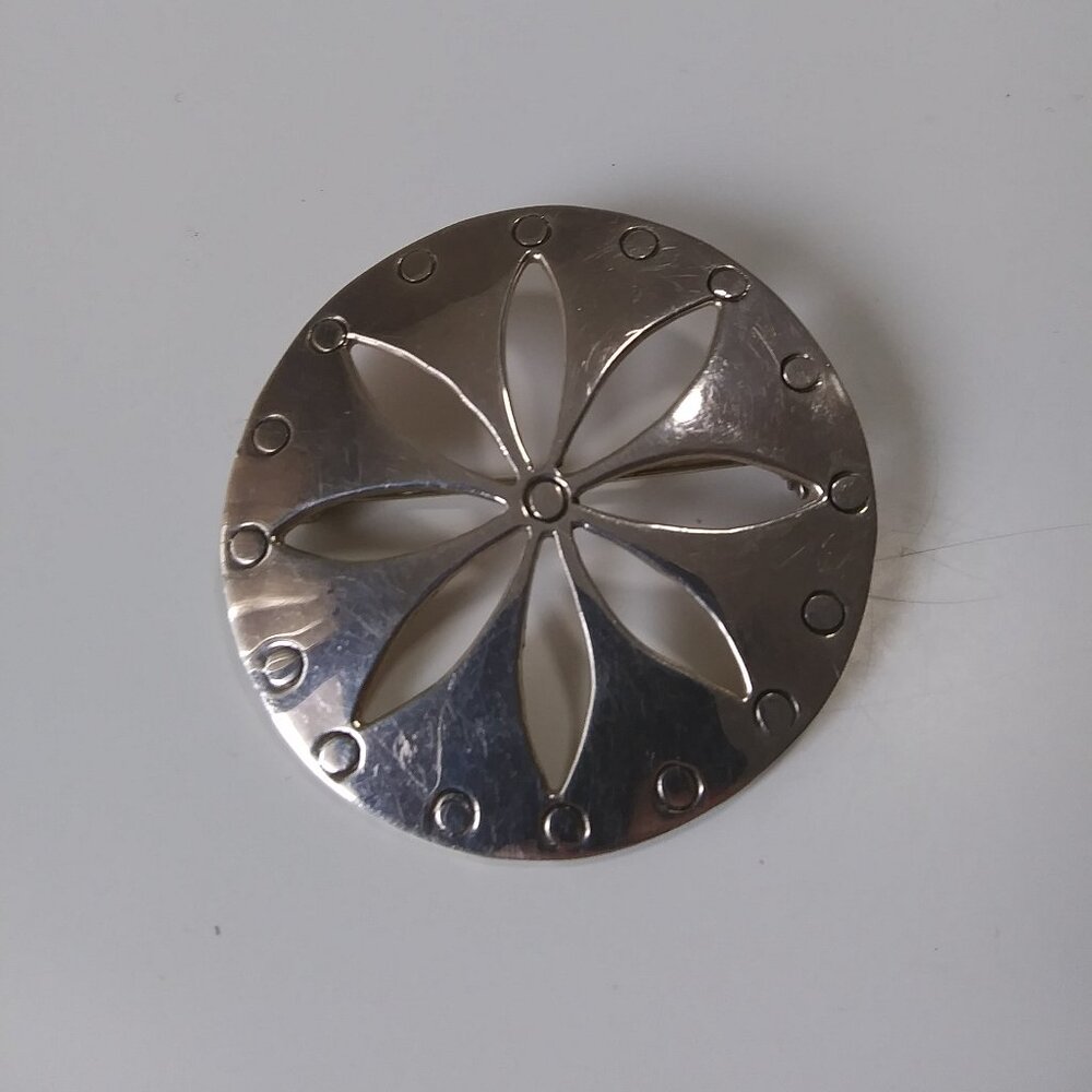 Vintage silver mexico brooch